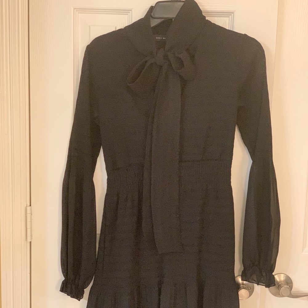 Zara bow tie dress